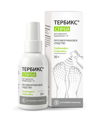 ТЕРБИКС СПРЕЙ 1% 30Г фото в интернет-аптеке Склад Лекарств