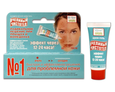 ПЧЕЛИНЫЙ ЧИСТОТЕЛ КРЕМ-ГЕЛЬ 10МЛ фото в интернет-аптеке Склад Лекарств