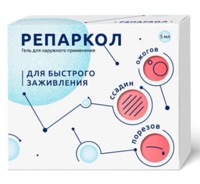 РЕПАРКОЛ ГЕЛЬ 7 % фото в интернет-аптеке Склад Лекарств