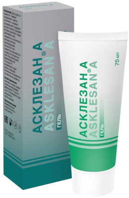 АСКЛЕЗАН А ГЕЛЬ ОХЛАЖДАЮЩИЙ 75МЛ фото в интернет-аптеке Склад Лекарств