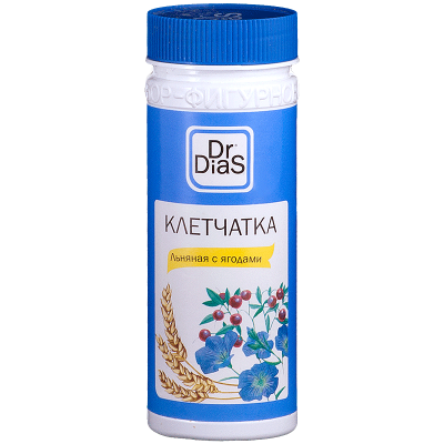 КЛЕТЧАТКА СИБИРСКАЯ DR.DIAS ЛЬНЯНАЯ 170Г фото в интернет-аптеке Склад Лекарств