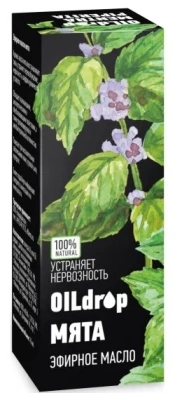 ОИЛДРОП МАСЛО ЭФИРН 10МЛ МЯТА фото в интернет-аптеке Склад Лекарств
