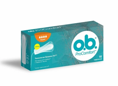 О.В.ТАМПОНЫ ПРОКОМФОРТ СУПЕР №16 фото в интернет-аптеке Склад Лекарств