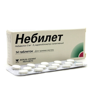 НЕБИЛЕТ ТАБ 5МГ №14/БЕРЛИН-ХЕМИ/ фото в интернет-аптеке Склад Лекарств
