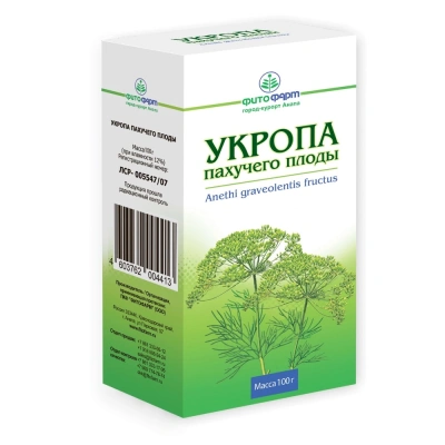 УКРОПА ПАХУЧЕГО ПЛОДЫ 50Г/ФИТОФАРМ/ фото в интернет-аптеке Склад Лекарств