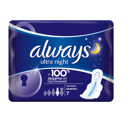 ОЛВЕЙЗ ПРОКЛАДКИ УЛЬТРА ДЕНЬ И НОЧЬ №7 фото в интернет-аптеке Склад Лекарств