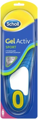 ШОЛЛЬ ГЕЛЬАКТИВ СПОРТ СТЕЛЬКИ Д/ЗАНЯТИЙ СПОРТОМ Д/ЖЕН фото в интернет-аптеке Склад Лекарств