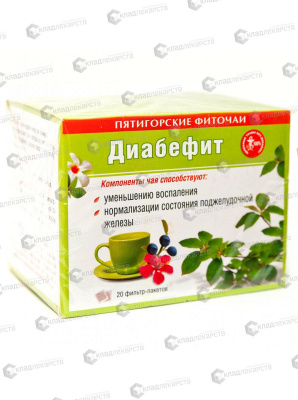 ВЕЛЕС ЧАЙ ДИАБЕФИТ Ф/П 1,5 №20 фото в интернет-аптеке Склад Лекарств
