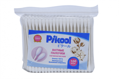 ВАТНЫЕ ПАЛОЧКИ ГИГ ПИКУЛ ПАКЕТ №100 фото в интернет-аптеке Склад Лекарств