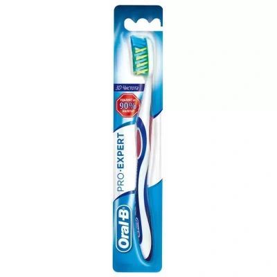ОРАЛ-БИ З/ЩЕТКА ПРО-ЭКСПЕРТ 3D ЧИСТОТА СРЕДНЯЯ фото в интернет-аптеке Склад Лекарств