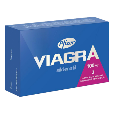 ВИАГРА ТАБ П/О 100МГ №2 фото в интернет-аптеке Склад Лекарств