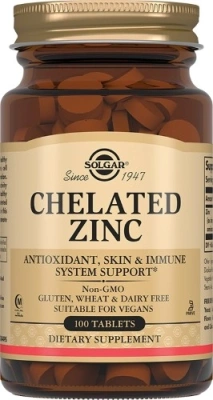 СОЛГАР ХЕЛАТ ЦИНКА ТАБ МАССОЙ 630МГ №100 фото в интернет-аптеке Склад Лекарств