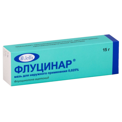 ФЛУЦИНАР МАЗЬ 0,025% 15Г фото в интернет-аптеке Склад Лекарств