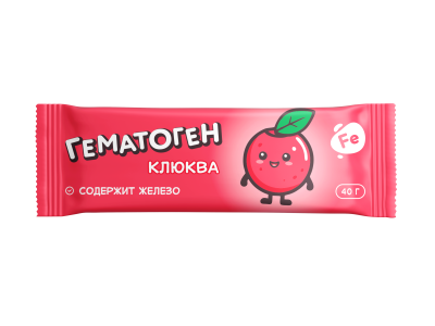 ГЕМАТОГЕН КЛЮКВА 40Г/ЭЙVА/ЭЙВА/ фото в интернет-аптеке Склад Лекарств