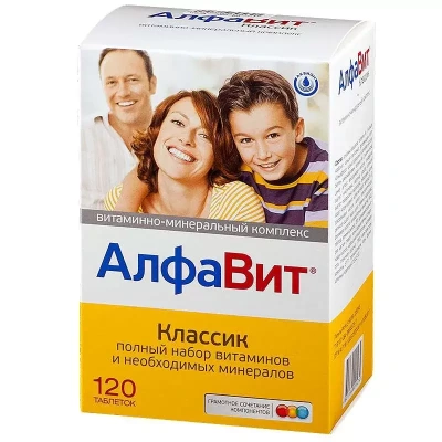 АЛФАВИТ КЛАССИК ТАБ №120/ВНЕШТОРГ ФАРМА/ фото в интернет-аптеке Склад Лекарств