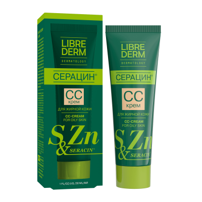 ЛИБРИДЕРМ СЕРАЦИН СС-КРЕМ Д/ЖИРНОЙ КОЖИ 30МЛ фото в интернет-аптеке Склад Лекарств