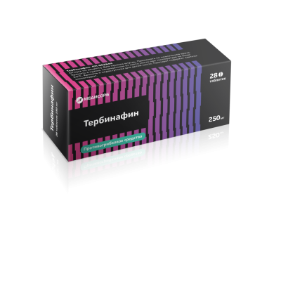 ТЕРБИНАФИН ТАБ 250МГ №28/МЕДИСОРБ/ фото в интернет-аптеке Склад Лекарств
