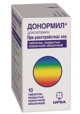 ДОНОРМИЛ ТАБ П/О 15МГ №10/УПСА/ фото в интернет-аптеке Склад Лекарств