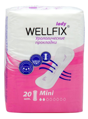 ВЕЛЛФИКС ПРОКЛАДКИ УРОЛОГИЧЕСКИЕ МИНИ №20 фото в интернет-аптеке Склад Лекарств