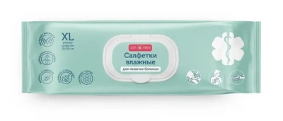 САЛФЕТКИ ВЛАЖНЫЕ COMFORTE Д/УХОДА ЗА ЛЕЖАЧИМИ БОЛЬНЫМИ XL №60 фото в интернет-аптеке Склад Лекарств