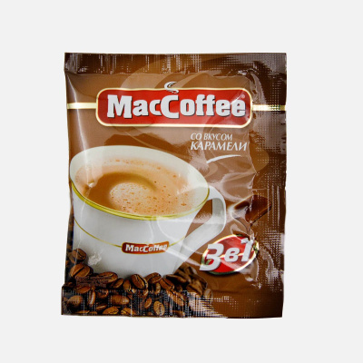 МАККОФФЕ НАПИТОК КОФЕЙНЫЙ 3В1 КАРАМЕЛЬ 18Г фото в интернет-аптеке Склад Лекарств