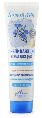 БЕЛЫЙ ЛЕН КРЕМ Д/РУК ОТБЕЛИВАЮЩИЙ 100 МЛ фото в интернет-аптеке Склад Лекарств