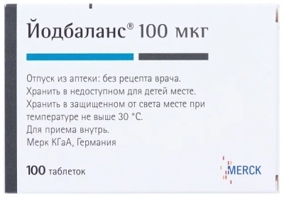 ЙОДБАЛАНС ТАБ 100МКГ №100 фото в интернет-аптеке Склад Лекарств