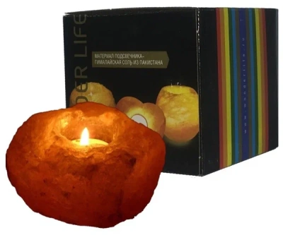 СОЛЕВОЙ ПОДСВЕЧНИК WONDER LIFE 1000-1200Г фото в интернет-аптеке Склад Лекарств