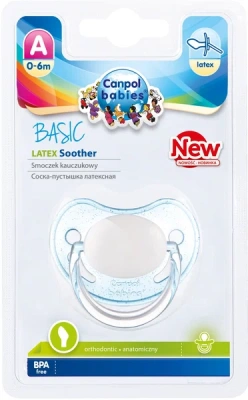 КАНПОЛ ПУСТЫШКА ЛАТЕКСНАЯ АНАТОМИЧЕСКАЯ 0-6МЕС 22/425 фото в интернет-аптеке Склад Лекарств