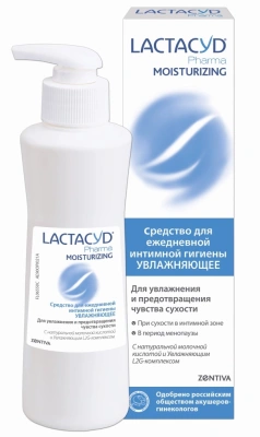 ЛАКТАЦИД ФАРМА СРЕДСТВО Д/ИНТИМ ГИГИЕНЫ MOISTURIZING УВЛАЖН 250МЛ фото в интернет-аптеке Склад Лекарств