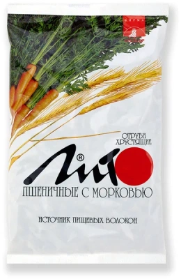 ОТРУБИ ЛИТО ПШЕНИЧНЫЕ С МОРКОВЬЮ 200Г фото в интернет-аптеке Склад Лекарств