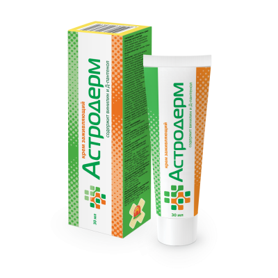 АСТРОДЕРМ КРЕМ ЗАЖИВЛЯЮЩИЙ 30МЛ фото в интернет-аптеке Склад Лекарств