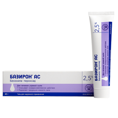БАЗИРОН АС ГЕЛЬ 2,5% 40Г фото в интернет-аптеке Склад Лекарств