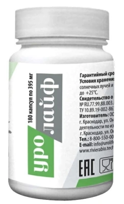 УРОЛАЙФ КАПС МАССОЙ 395МГ N180 фото в интернет-аптеке Склад Лекарств