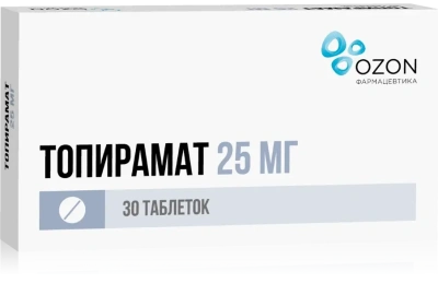 ТОПИРАМАТ ТАБ П/О 25МГ№30/ОЗОН/ фото в интернет-аптеке Склад Лекарств