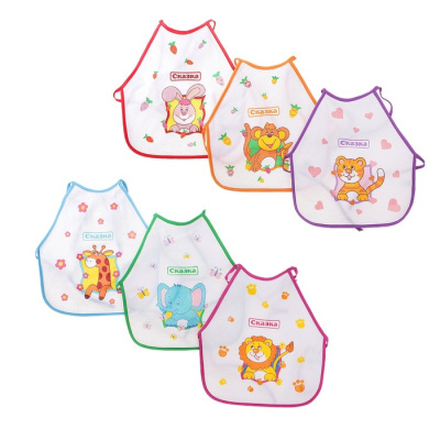 СКАЗКА НАГРУДНИК НА ЗАВЯЗКАХ ЖИВОТНЫЕ В ОКОШКЕ 2191 фото в интернет-аптеке Склад Лекарств