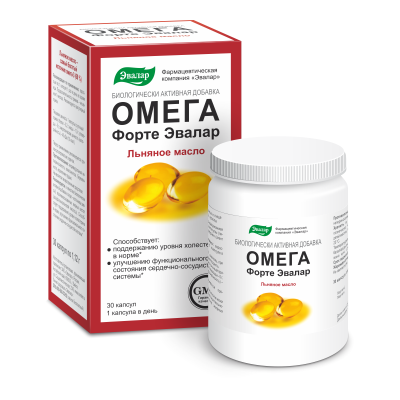 ОМЕГА ФОРТЕ КАПС №30/ЭВАЛАР/ фото в интернет-аптеке Склад Лекарств
