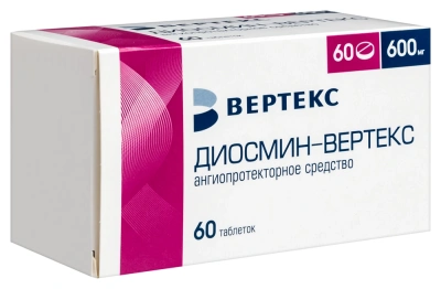 ДИОСМИН ТАБ П/О 600МГ №60/ВЕРТЕКС/ фото в интернет-аптеке Склад Лекарств