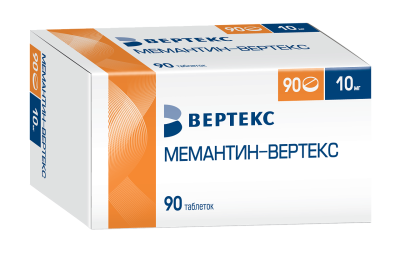 МЕМАНТИН ТАБ П/О 10МГ №90/ВЕРТЕКС/ фото в интернет-аптеке Склад Лекарств