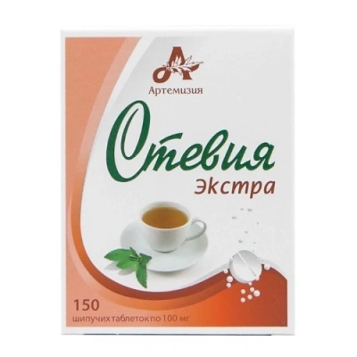 СТЕВИЯ ЭКСТРА ТАБ ШИП №150/ФАРМИНДУСТРИЯ/ фото в интернет-аптеке Склад Лекарств