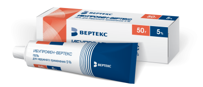 ИБУПРОФЕН ГЕЛЬ 5% 50Г/ВЕРТЕКС/ фото в интернет-аптеке Склад Лекарств