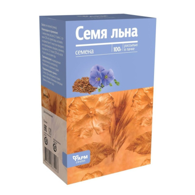 ЛЬНА СЕМЕНА 100Г /ВАЛЕРИЯ/ фото в интернет-аптеке Склад Лекарств