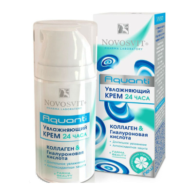 НОВОСВИТ КРЕМ УВЛАЖ 24Ч КОЛЛАГЕН И ГИАЛУР К-ТА 50МЛ фото в интернет-аптеке Склад Лекарств
