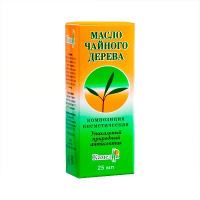ЧАЙНОГО ДЕРЕВА МАСЛО КОСМЕТИЧЕСКОЕ 25МЛ/КАМЕЛИЯ/ фото в интернет-аптеке Склад Лекарств
