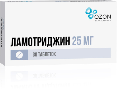 ЛАМОТРИДЖИН ТАБ 25МГ №30/ОЗОН/ фото в интернет-аптеке Склад Лекарств