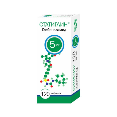 СТАТИГЛИН ТАБ 1,75МГ №120 /ФАРМАСИНТЕЗ/ фото в интернет-аптеке Склад Лекарств