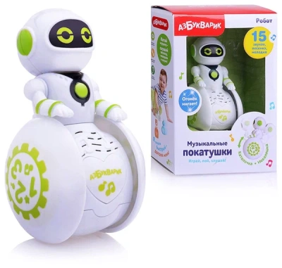 ИГРУШКА АЗБУКВАРИК РОБОТ МУЗЫКАЛЬНЫЕ ПОКАТУШКИ фото в интернет-аптеке Склад Лекарств