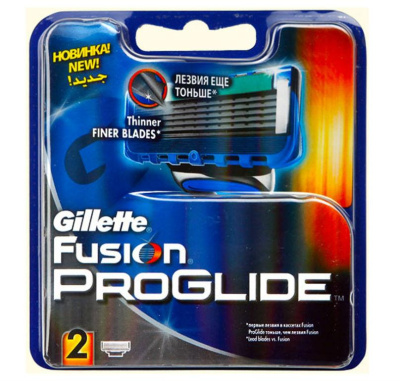 ДЖИЛЛЕТ FUSION PROGLIDE КАССЕТЫ №2 фото в интернет-аптеке Склад Лекарств