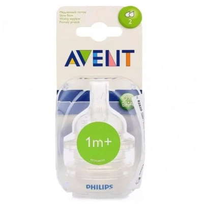 АВЕНТ СОСКА КЛАССИК+СИЛИКОНОВАЯ МЕДЛЕННЫЙ ПОТОК 1МЕС+№2 SCF632/27 82820 фото в интернет-аптеке Склад Лекарств