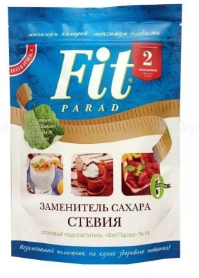 ФИТ ПАРАД ЗАМЕНИТЕЛЬ САХАРА №14 150Г фото в интернет-аптеке Склад Лекарств